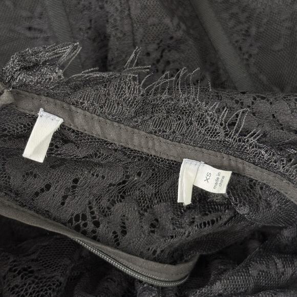 ASTR The Label Leilani Lace Bustier Mini Dress Womens XS Lace Black Whimsigoth - Picture 3 of 11